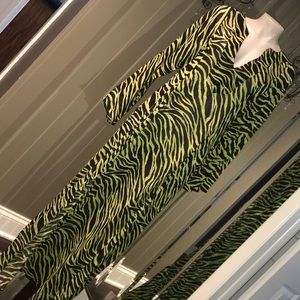 Victoria’s Secret Sheer Zebra Dress Size Med